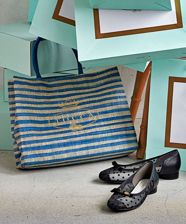 TOCCA TINY RIBBON FLATSHOES フラットシューズ ブラック系5