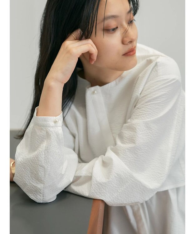 AMERICAN HOLIC サッカーワントーンティアードチュニック Off White