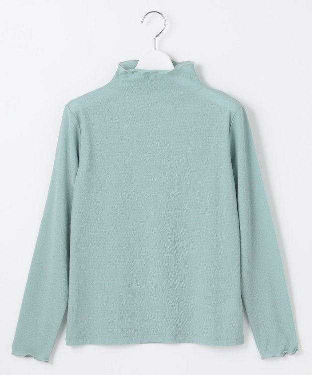 Feroux 【2WAY・洗える】リボンタイシアータートル カットソー ライトグリーン系