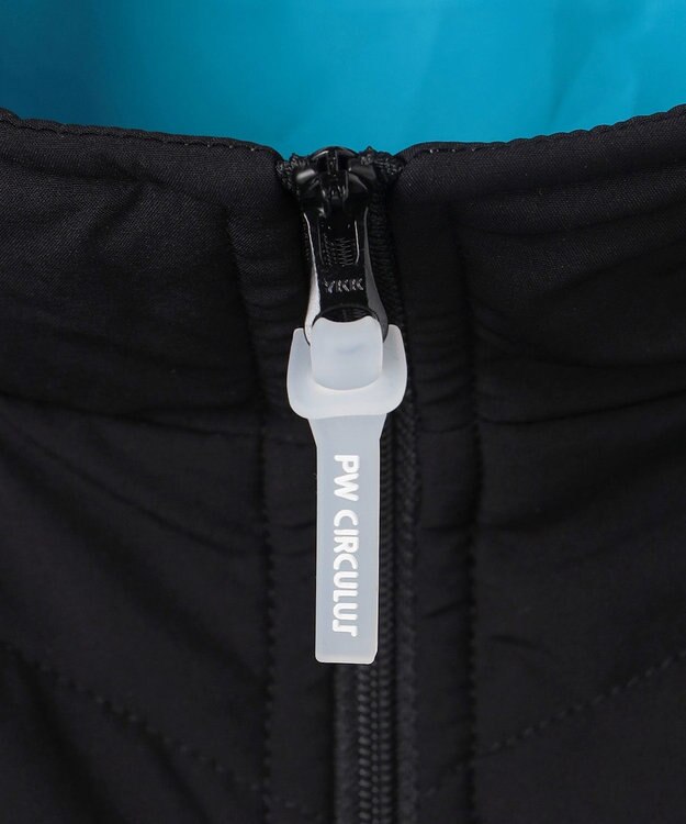 PW CIRCULUS 【撥水加工 / ストレッチ】【MEN】キルティング中綿ベスト ゴルフ ブラック系