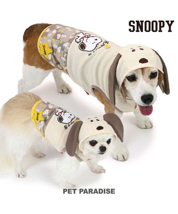 PET PARADISE スヌーピー パーカー 《ポップ柄》 中型犬 ポップ柄