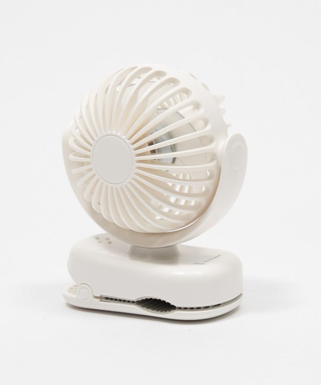 WEGO 【暑さ対策】ポータブルミニクリップファン ホワイト