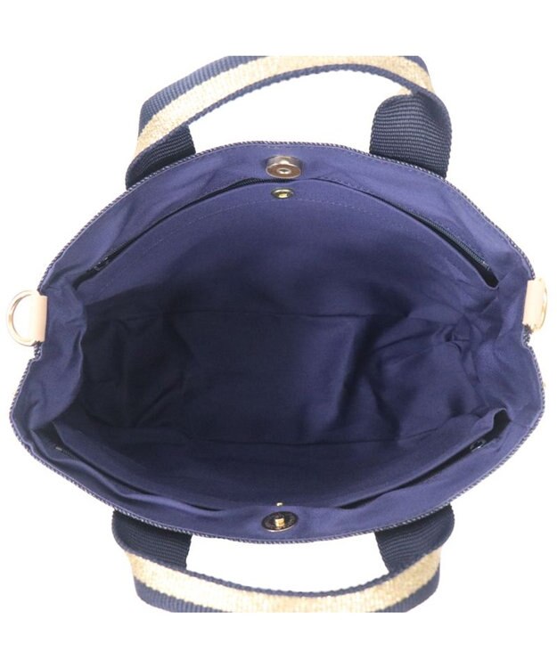 Regalo Felice 【撥水 / 色落ちしないデニム調生地 / 2way】ショルダー小 / REGALO NV(ネイビー×ゴールドネイビー)