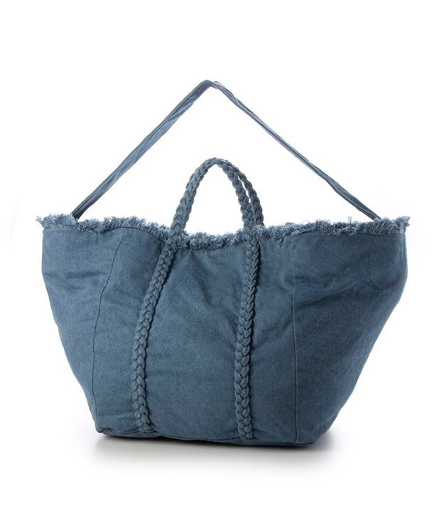 UNBILLION カシュカシュ cachecache / 2wayビッグデニムトート ブルー
