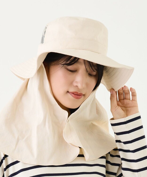 ATRENA 体感-10℃コカゲル ロングケープアドベンチャー ベージュ