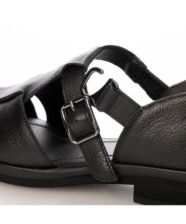 ing <ing>【WEB限定】本革グルカサンダル ブラック