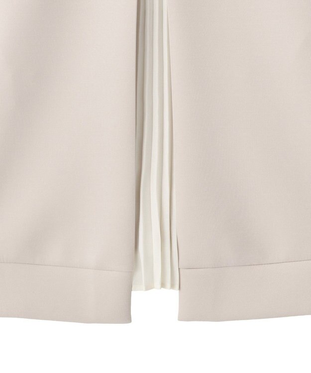 YECCA VECCA バックプリーツZIPフーディー Light Beige