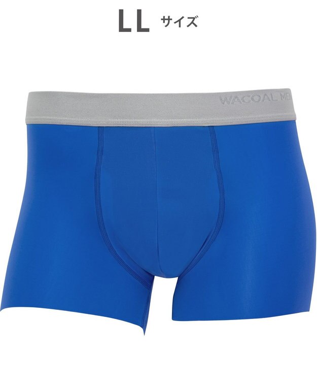 WACOAL MEN WACOAL MEN 【気持ちいいパンツ】 ボクサーパンツ 動きにフィット フロントの安定性・快適性 フリーなカッティング(裾部分) 通気性(肌側) 前閉じ 下着 メンズ WT3418 /ワコールメン ブルー