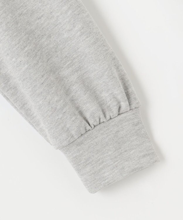 組曲 ラメペプラムパーカー シルバー系