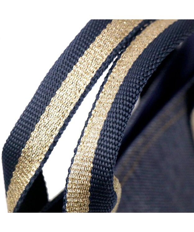 Regalo Felice 【撥水 / 色落ちしないデニム調生地 / 2way】ショルダー小 / REGALO NV(ネイビー×ゴールドネイビー)