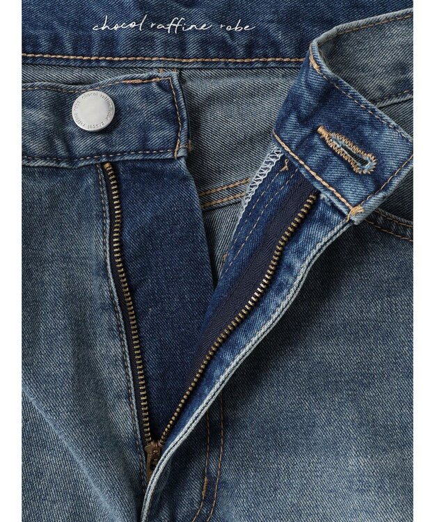 Green Parks ストレートデニムパンツ Indigo