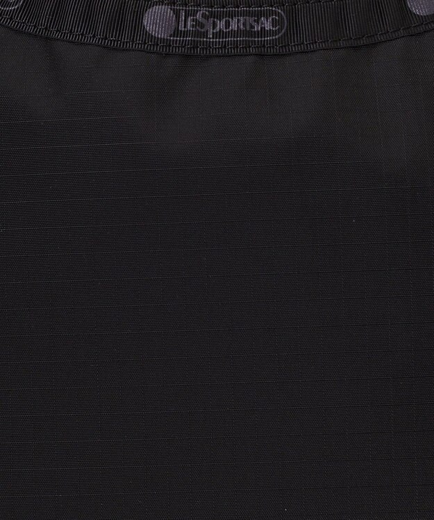 LeSportsac RUFFLE ZIP HOBO/ブラックレースラッフル ブラックレースラッフル