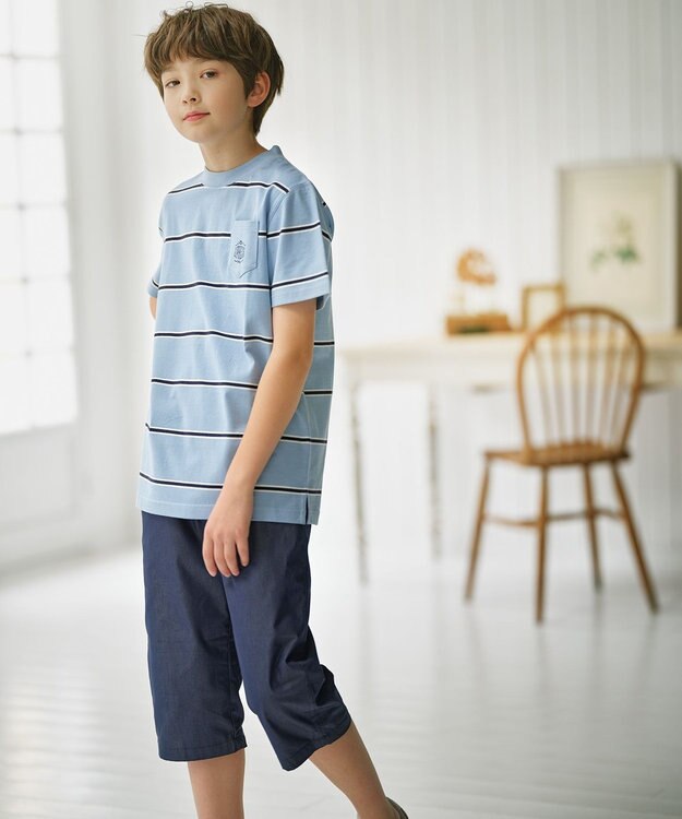 J.PRESS KIDS 【120-130㎝】七分丈 パンツ ネイビー系