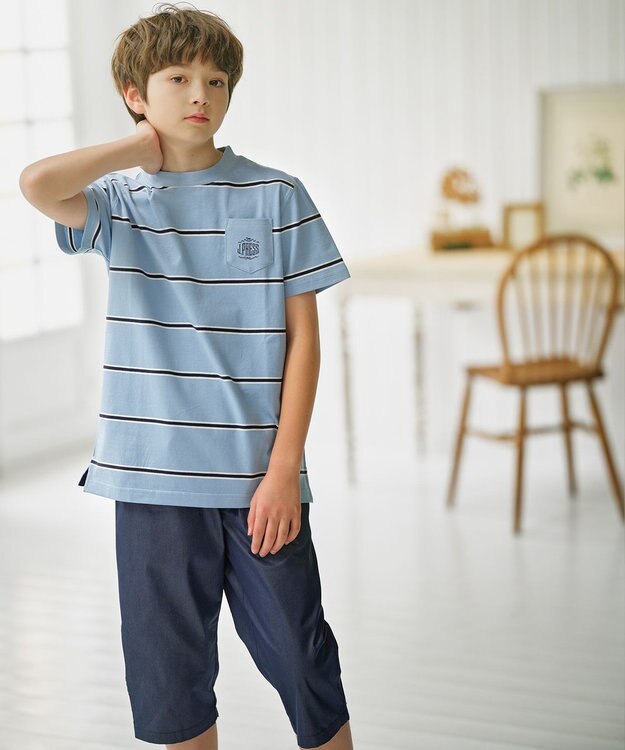 J.PRESS KIDS 【120-130㎝】七分丈 パンツ ネイビー系