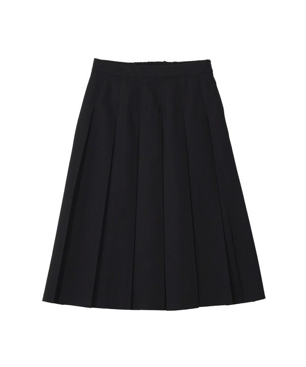 earth music&ecology タックプリーツミディスカート Black
