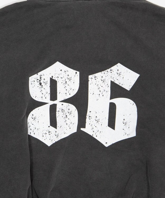 WEGO 【ユニセックス着用ITEM】グラフィックバルーンクロップドプルパーカー ブラックその他