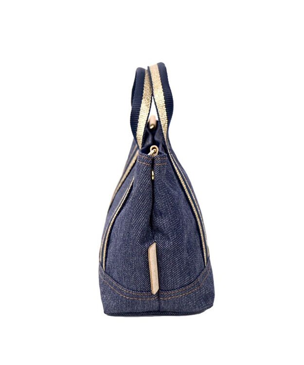 Regalo Felice 【撥水 / 色落ちしないデニム調生地 / 2way】ショルダー小 / REGALO NV(ネイビー×ゴールドネイビー)