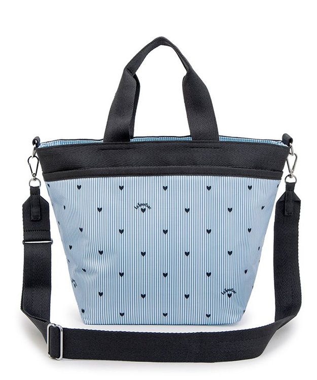 BUCKET TOTE/フレッシュブラックハーツ / LeSportsac