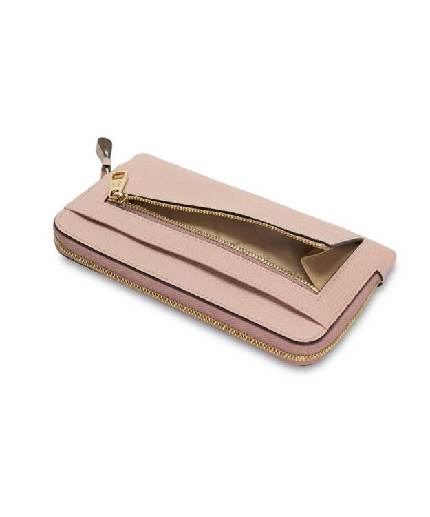 PELLE BORSA ラウンドファスナー長財布 Fine Goods フィーネグッズ 5452 ペールピンク