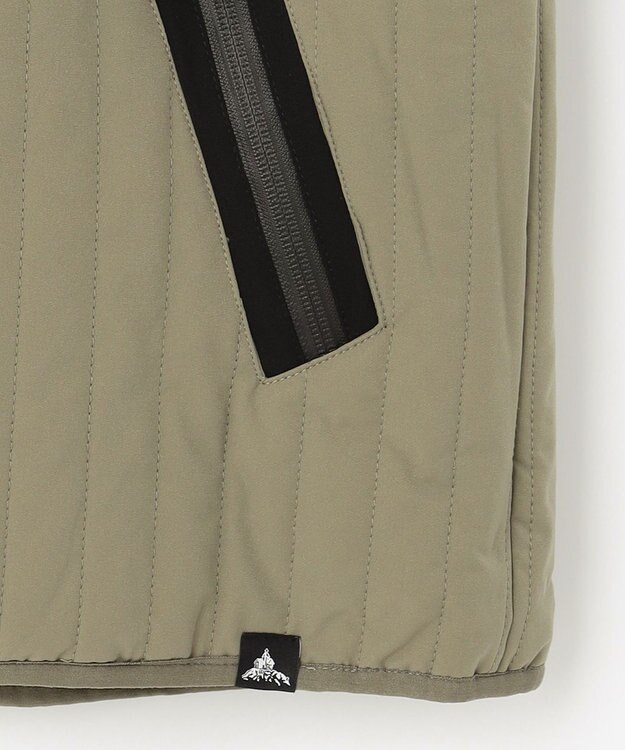 SHARE PARK MENS 【UNISEX】キルティング蓄熱中綿 Ｖカーディガン（L・XLサイズ） カーキ