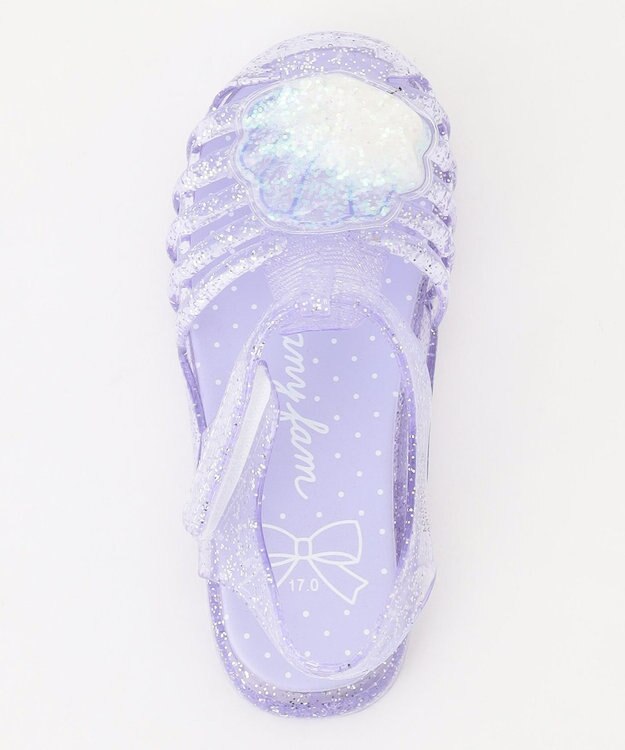 ANY KIDS シャラシャラ グルカ サンダル ラベンダー