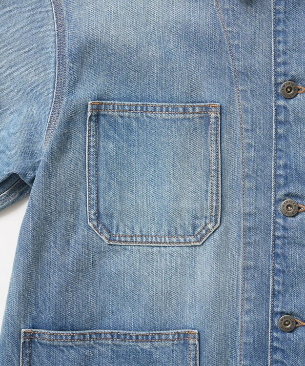 AMERICAN HOLIC デニムカバーオールジャケット Light Indigo
