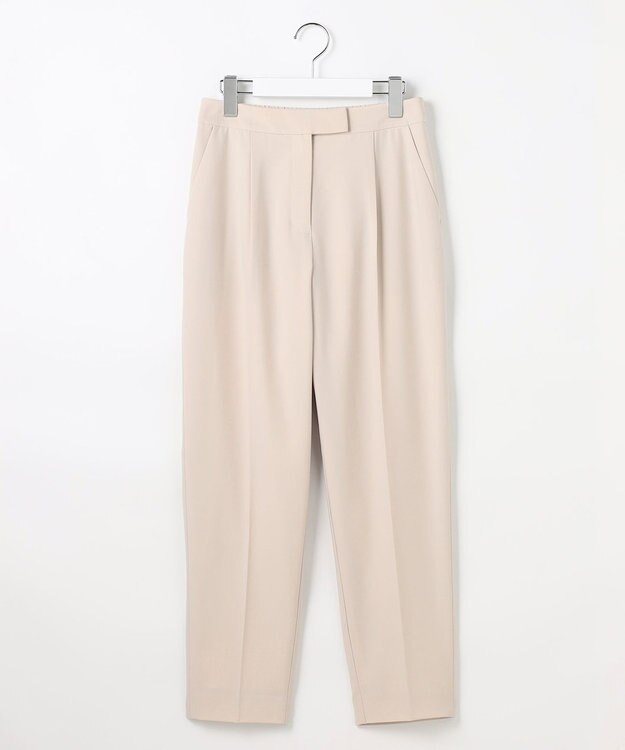 ANY SIS S 【セットアップ対応】セレモニーダブルクロス テーパードパンツ ライトベージュ