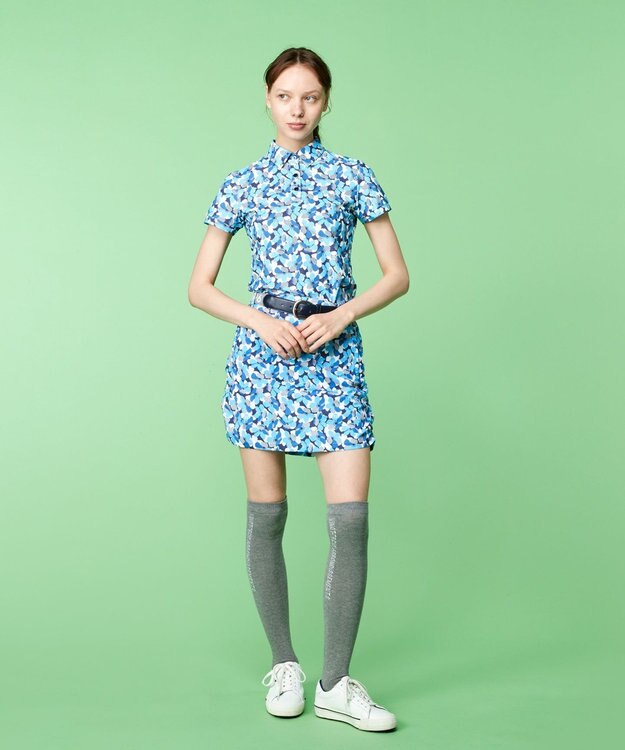 23区GOLF 【WOMEN】【吸水速乾】SAKURAプリント スカート ネイビー系5