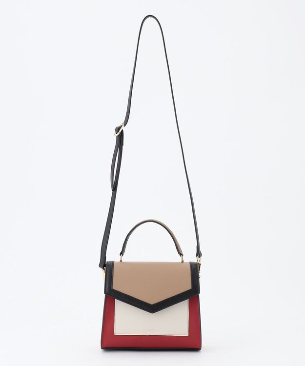 23区 スプリットレザーショルダー バッグ ベージュ系9