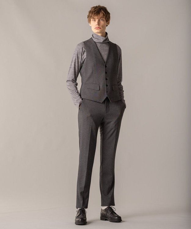 JOSEPH HOMME ウーステッドモックロディ ジレ グレー系