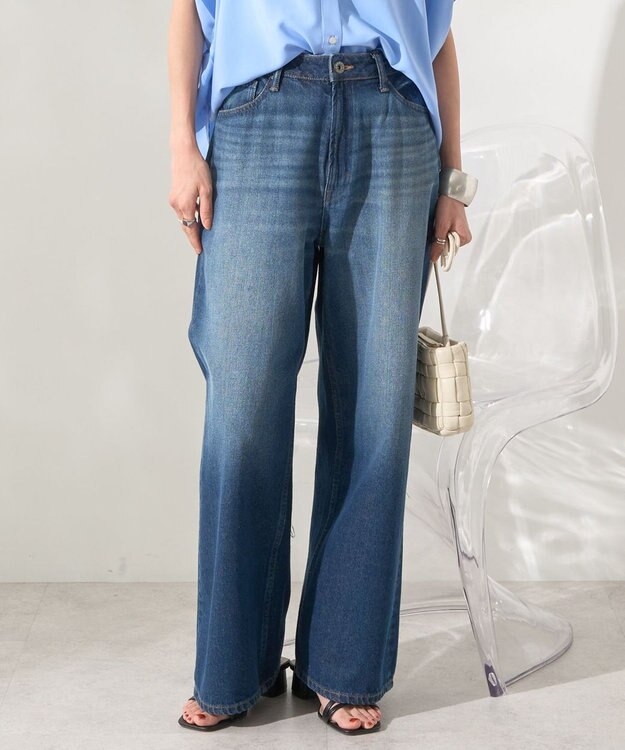 AMERICAN HOLIC ワイドデニム Medium Indigo