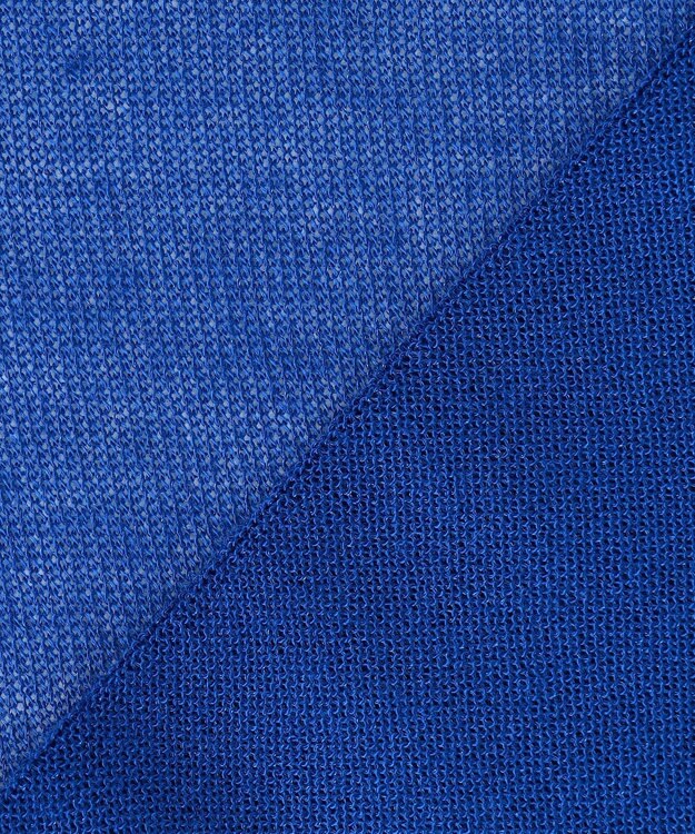 23区 L 【先行予約】シャイニーシアー フロントオープン カーディガン ブルー系