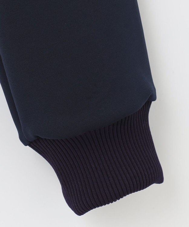 PW CIRCULUS 【MEN】【撥水/防風/ストレッチ】ロゴプリント ジップアップ フーデッド ブルゾン ネイビー系