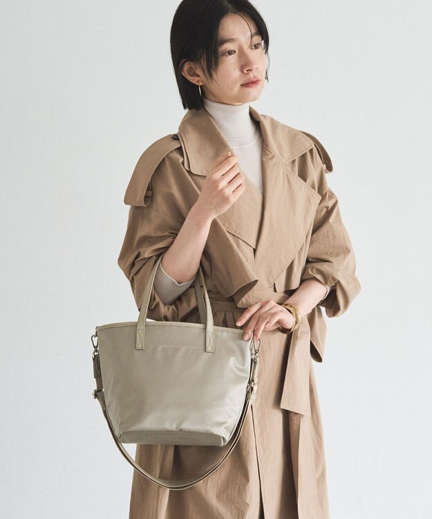 russet リバーシブル2wayトートバッグ(CE-1667) SandGreen