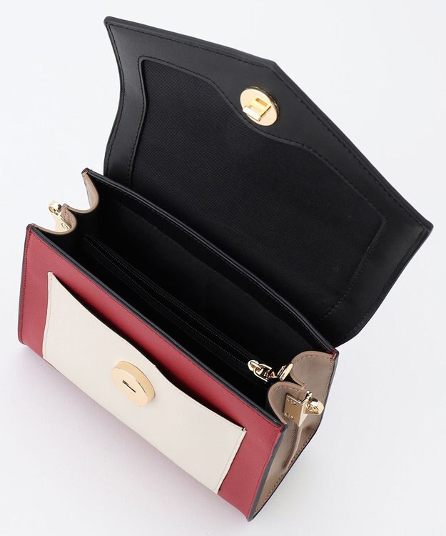 23区 スプリットレザーショルダー バッグ ベージュ系9