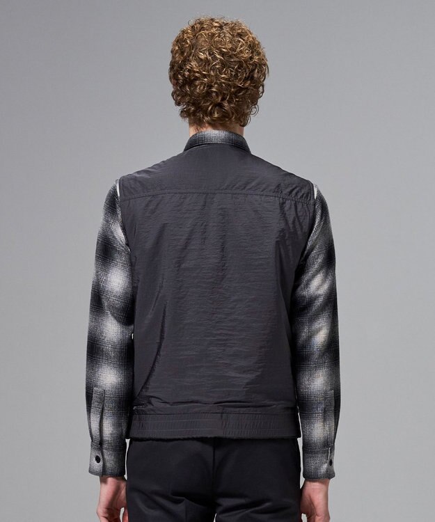 JOSEPH HOMME 【2WAY】パデットニットブロック　リバーシブルベスト グレー系