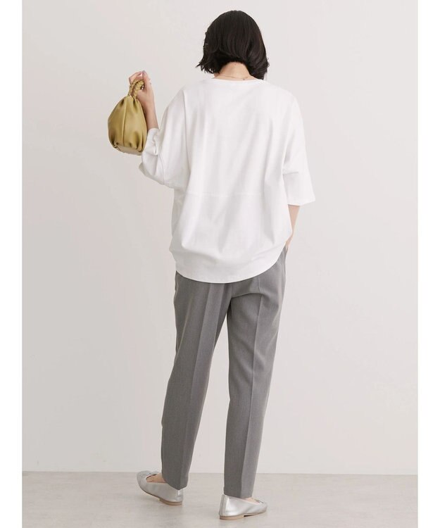 AMERICAN HOLIC ＵＶカット　コクーン半袖カットプルオーバー Off White