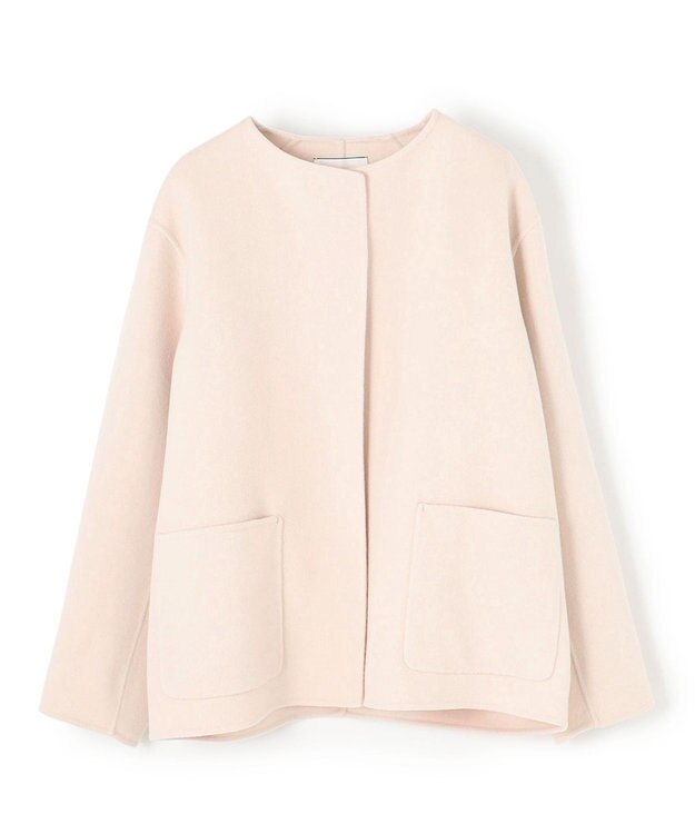 BEIGE， 【WEB限定】VERDUN / ウールリバーショートコート Beige