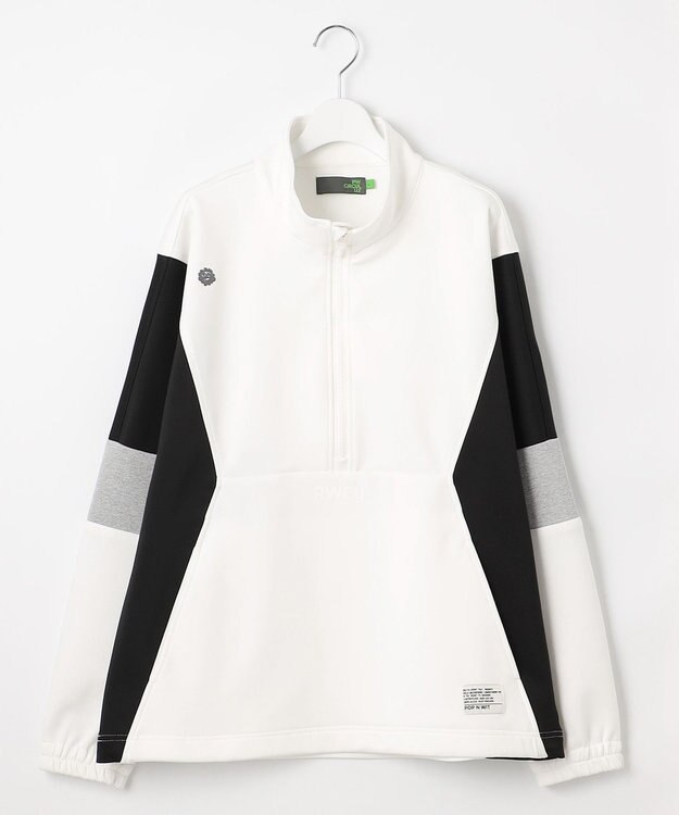 PW CIRCULUS 【MEN】カラーブロッキング プルオーバー ゴルフ ホワイト系