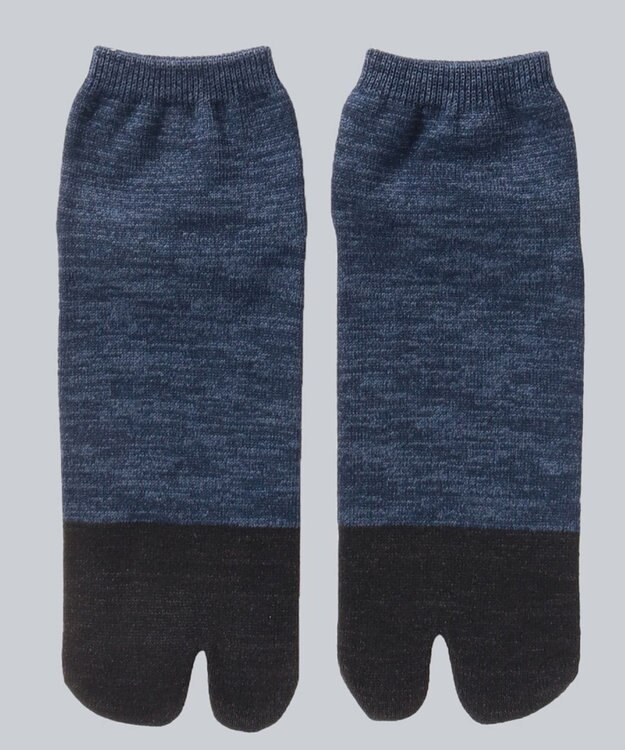 WHITE MAILS 【UNISEX】PAPER COLOR BLOCK TABI ANKLE ソックス コン