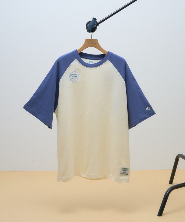 AMERICAN HOLIC DISCUS ベースボールTシャツ Blue