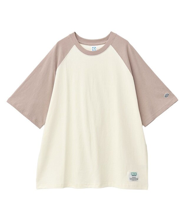 AMERICAN HOLIC DISCUS ベースボールTシャツ Beige