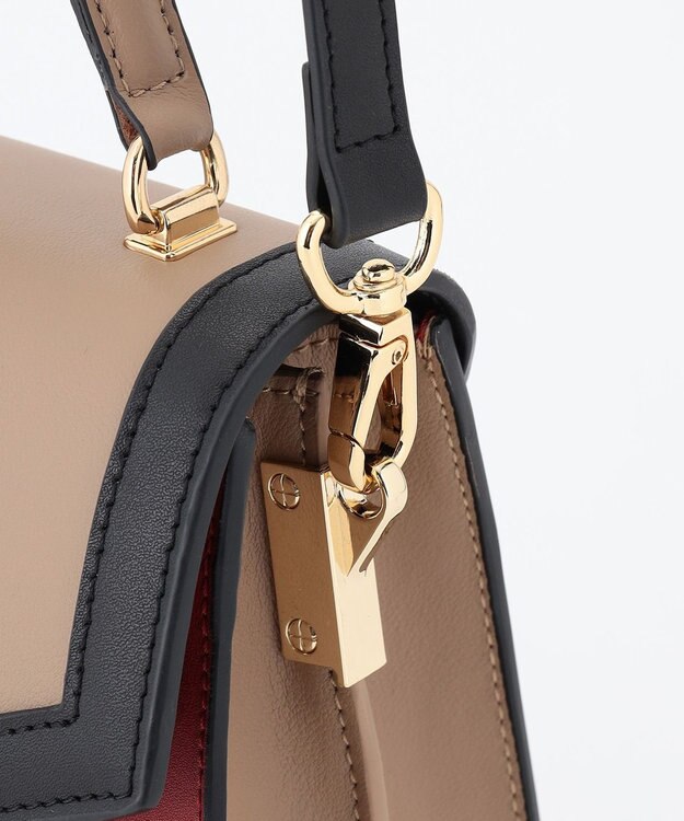 23区 スプリットレザーショルダー バッグ ベージュ系9