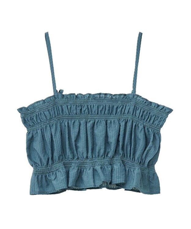 Green Parks ・ＥＬＥＮＣＡＲＥ　ＤＵＥ　ビスチェ付ショートシャツ Green