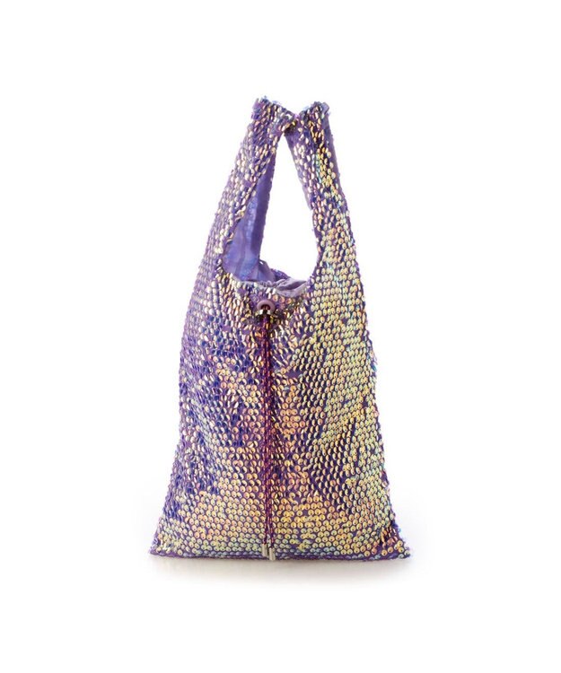 UNBILLION カシュカシュ cachecache / ゆらゆらスパンコールショッパー ラベンダー