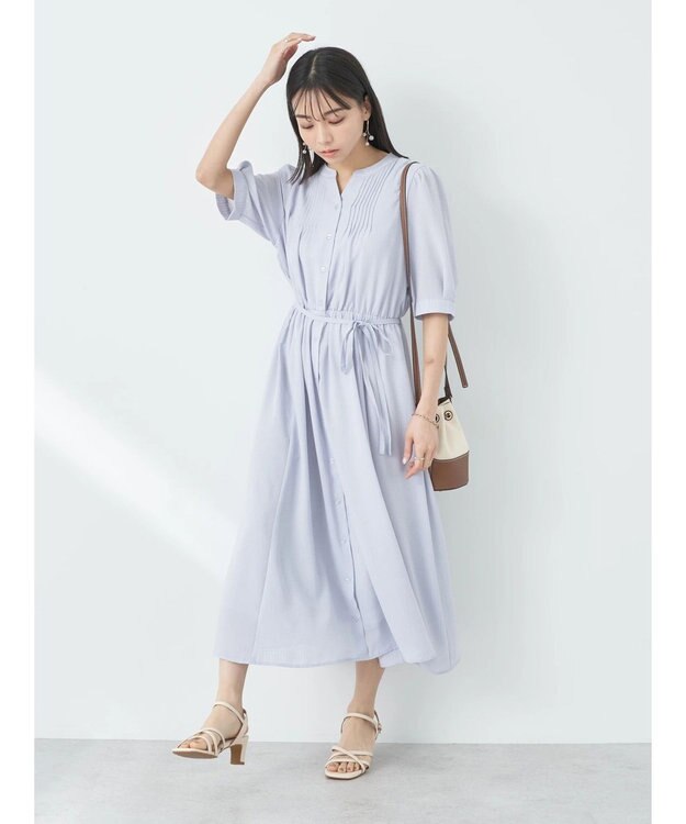 earth music&ecology タックフレアワンピース Mint