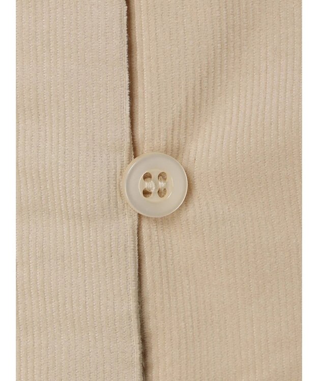 CRAFT STANDARD BOUTIQUE コーデュロイリブ付きワンピース Ivory