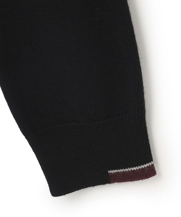 JOSEPH HOMME ウォッシャブルウール　Vネックカーディガン ブラック系