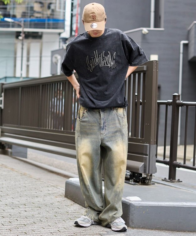 WEGO 【ユニセックス着用ITEM】ワッペンロゴドロストBIG　T（SS） ブラックその他