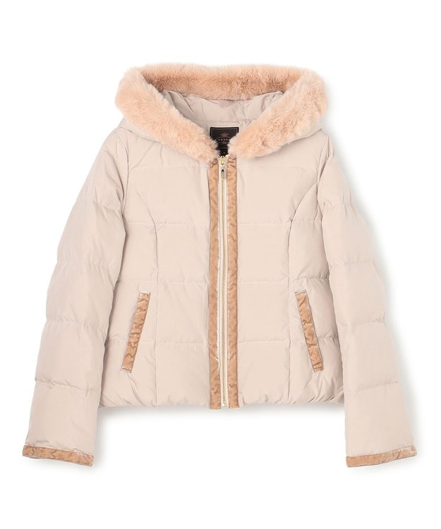 TOCCA 【八木アリサさん着用】【消臭】HEART SHOT ショートダウンコート ベージュ系